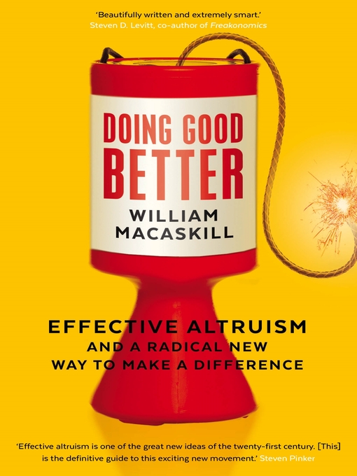 Title details for Doing Good Better by William MacAskill - Wait list